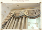 European Style Curtains for Living Dining Room Bedroom Embroidery Blackout